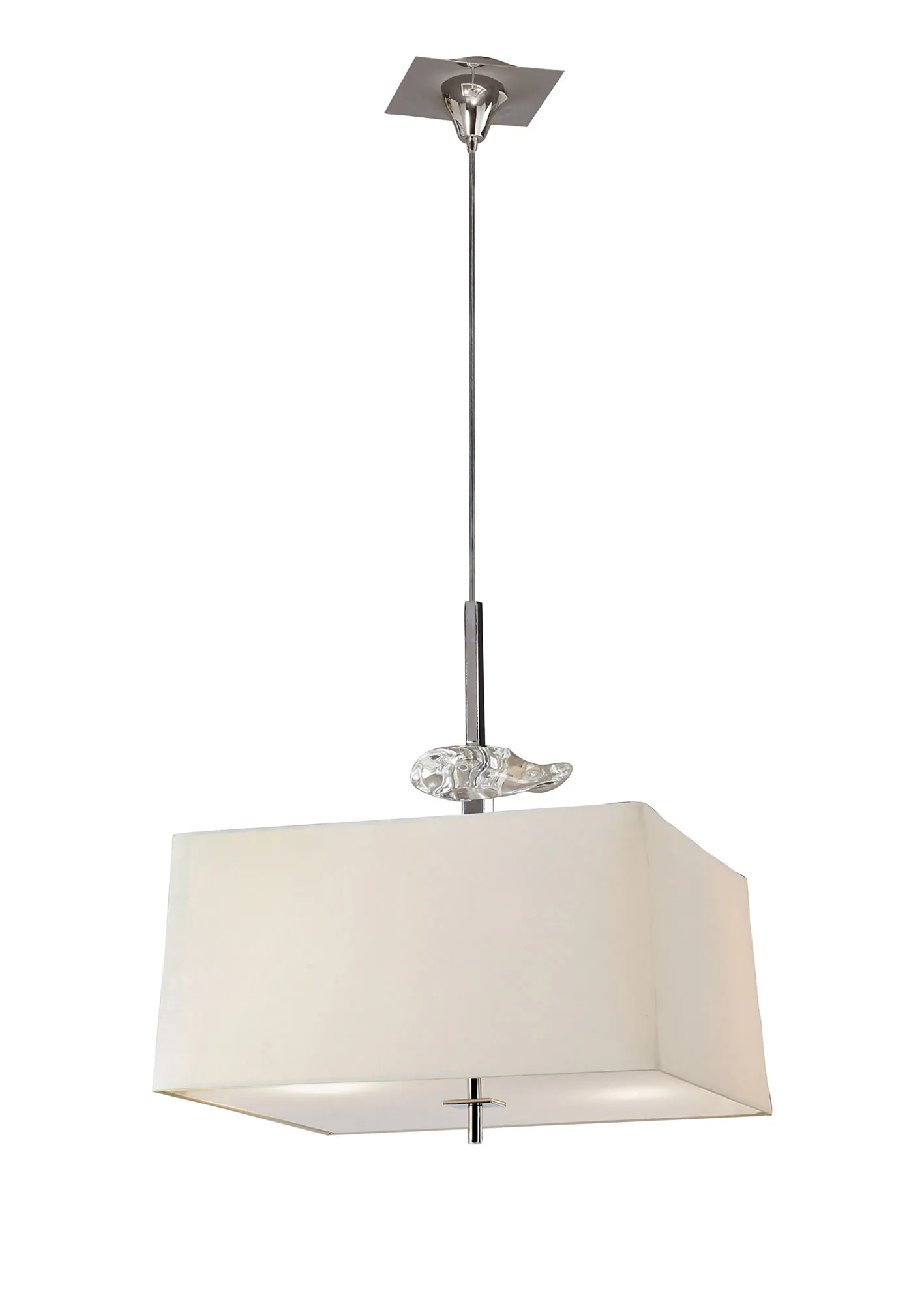 M0784/CS  Akira Square Pendant 4 Light